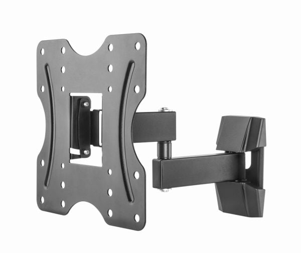Gembird WM-42ST-01 - Monteringssett (fullt bevegelig veggfeste) - for TV - stål, plastikk - svart - skjermstørrelse: 23"-42"