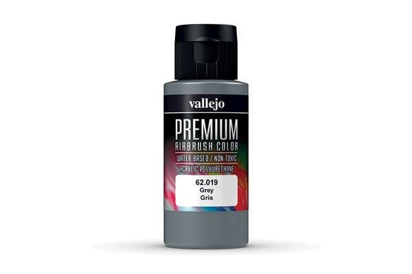 Vallejo 62.019, 60 ml, Grå, Matte, Flaske