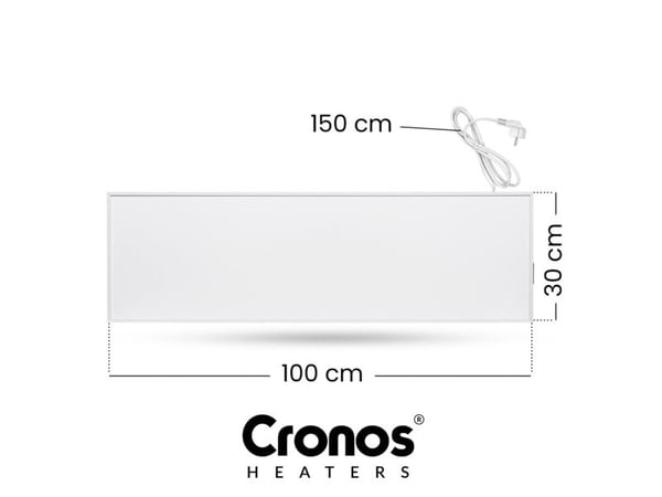 Cronos Synthelith Pro CRP-300TWP, 0,3 kW, Baltas infrarøde spinduliųjų šildytuvas