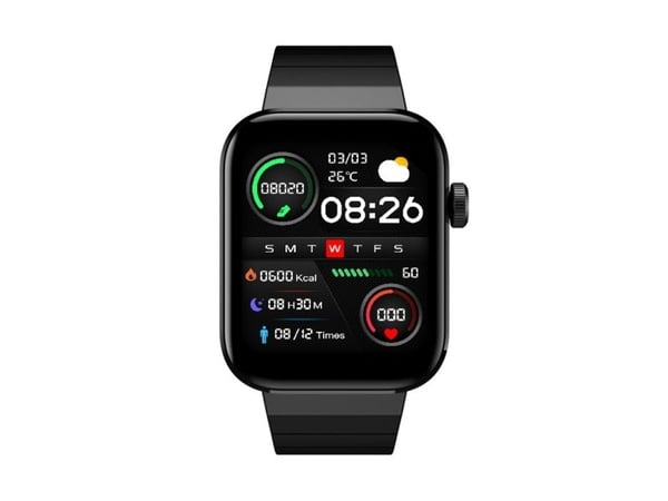 Smartwatch T1 1.6 inches 250 mAh black