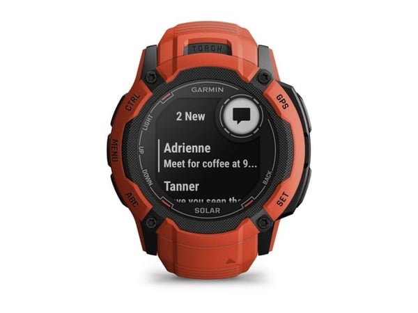 Garmin Instinct 2X Solar smartklocka 50 mm GPS, flamröd (010-02805-01)