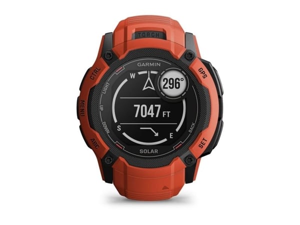 Garmin Instinct 2X Solar smartklocka 50 mm GPS, flamröd (010-02805-01)
