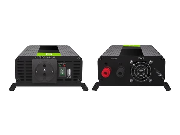 Green Cell PRO INVGC05 - DC-AC-omriktare - DC 12 V - 300 Watt - utgångskontakter: 1 - Europa - svart