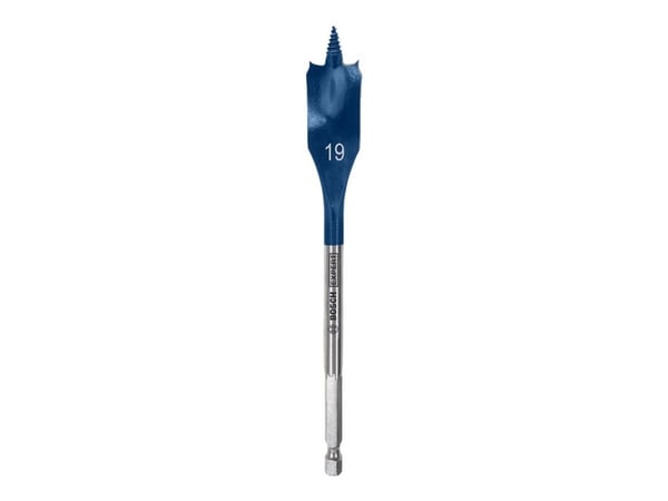 Bosch Expert - Bor - for tre, kartong, bløtt tre, sponplater - spadedel - 19 mm - heksagonal - lengde: 152 mm