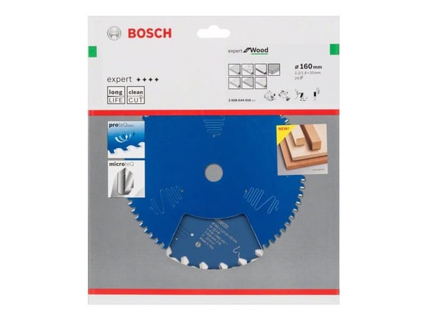 Bosch RUNDSAVKL 160X20X2,2/1,6MM 24T EXP WOOD