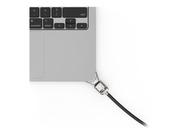 Compulocks Ledge Lock Adapter for MacBook Air 15" M2-M4 Silver - Sikkerhetslås - for Apple MacBook Air (15.3 tommer, I midten av 2023, M2)