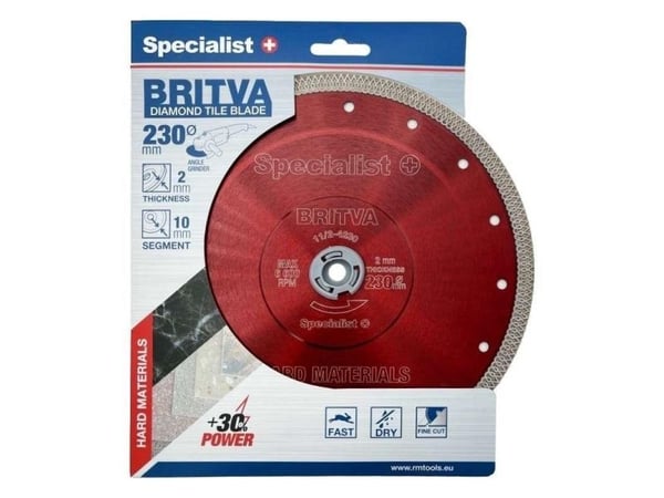 SPECIALIST+ diamantkapskive BRITVA, 230x2x22 mm