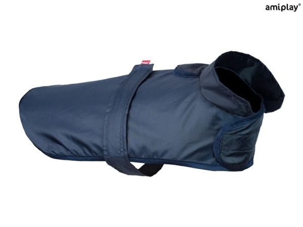Ami Play regnponcho til hund Birstol 32 x 26-40 x 32-57 cm marineblå