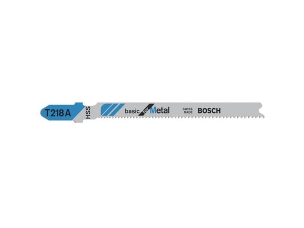 Bosch basic for Metal T 218 A - Sagblad - for blikk - 5 deler - lengde: 92 mm