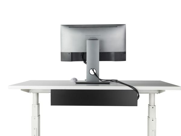 Utrusta 650863, Kabelbricka, Skrivbord, Svart