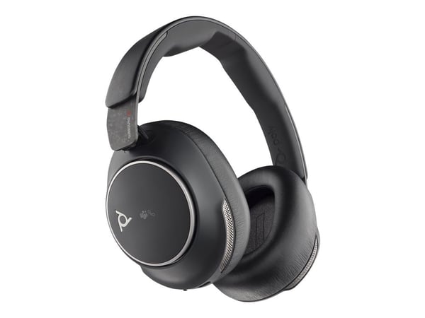HP Poly Voyager Surround 80 UC - Voyager Surround 80 series - hodesett - full størrelse - Bluetooth - trådløs - aktiv støydemping - USB-C via Bluet...