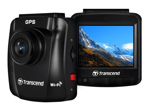 Transcend DrivePro 250 - Instrumentbordkamera - 2K / 60 fps - Wi-Fi - GPS / GLONASS - G-Sensor