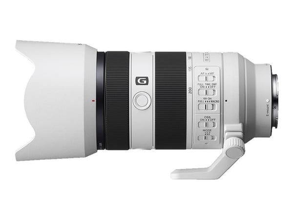Sony SEL70200G2 - Telefoto zoom objektiv - 70 mm - 200 mm - f/4.0 G OSS II - Sony E-mount - Cinema Line; a VLOGCAM; a1; a1 II; a6700; a7 IV; a7C; a...
