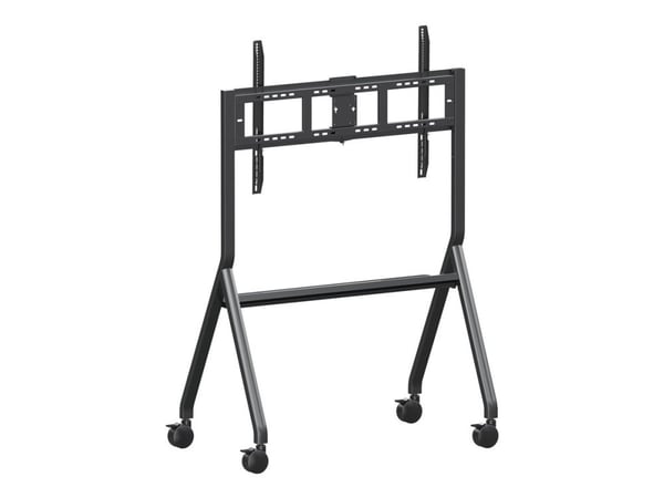 ViewSonic VB-STND-009 - Vogn - for interaktiv flatpanel / LCD-display - slim trolley - stål, polyurethane (PU) wheels - skjermstørrelse: 65"-105" -...
