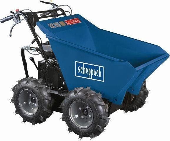 Scheppach DP3000, Motorisert trillebår, 4 hjul, 300 kg, 196 cm³, 3,6 l, 700 mm