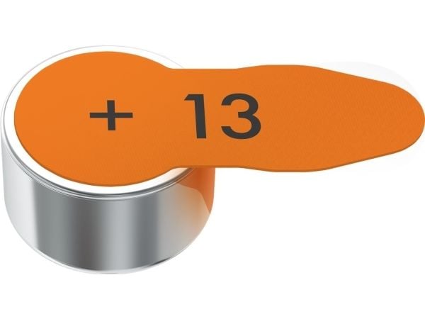Varta 24606 101 416, Engangsbatteri, Zink-luft, 1,45 V, 6 stykker, Høreapparat, Oransje