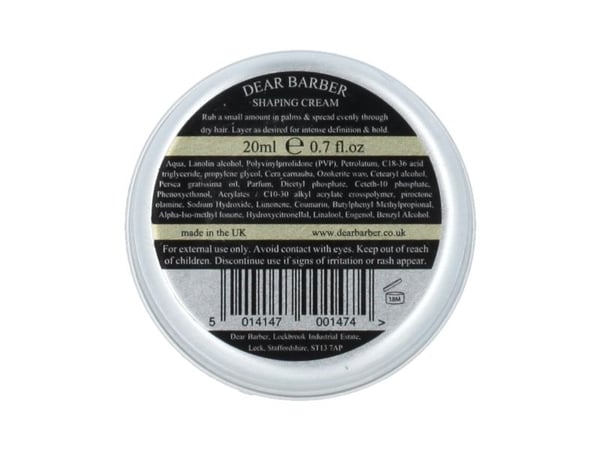 Dear Barber Shaping Cream 20 ml