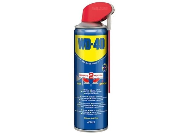 WD-40 smörjolja Multi WD40 med smart sugrör 450 ml