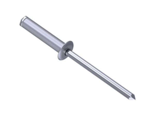 Sokkonaulat litteäpää GESIPA 3x12 mm Alu/teräs vz.