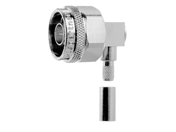 Telegärtner J01020A0040 100023897 N-liitin Pistoke, kulmikas 50 Ω 1 kpl
