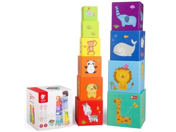 CLASSIC WORLD CW3567 Magic Box kloss-puslespill tårn-boks, pedagogisk leke