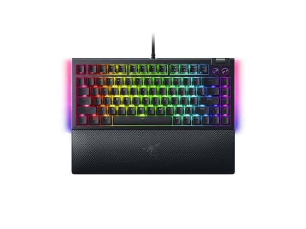 Razer BlackWidow V4 75%, 75%, USB, Mekaaninen, QWERTY, RGB LED, Musta