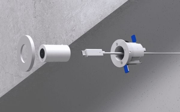 Ubiquiti UniFi AI Theta Pro - Wide Angle - overvåkingskamera - kule - innendørs - farge (Dag og natt) - 8 MP - 3840 x 2160 - fastfokal - H.264 - DC...