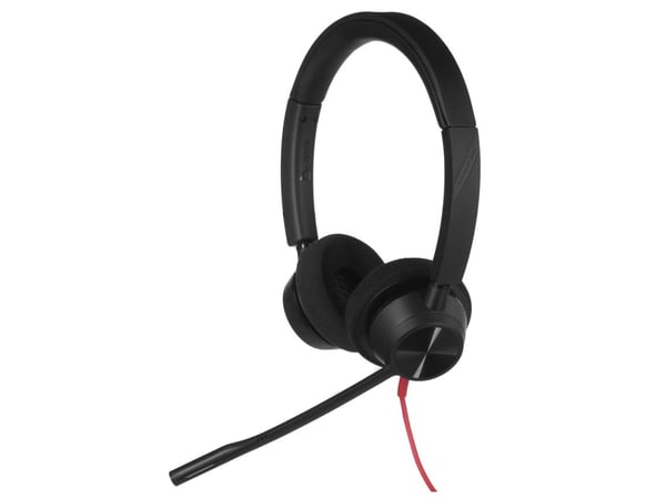 HP Poly Blackwire 3320 USB-A Stereo Headset, Wired, Office/Call center, 130 g, Headset, Black