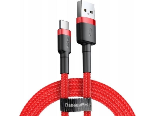 Baseus CATKLF-B09, 1 m, USB A, USB C, Rød