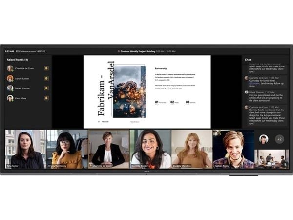 Avocor AVL-1050-D - 105" Diagonalklasse L Series LED-bakgrunnsbelyst LCD-skjerm - interaktiv - 5K UHD (2160p) 5120 x 2160 - direktebelyst LED