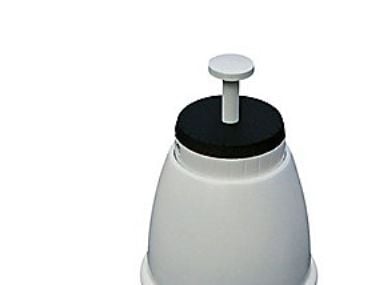 1000R Low, Hvid - 1 sæt, 4 stk justerbare plastfødder, 100-140 mm, Hvid, Quick