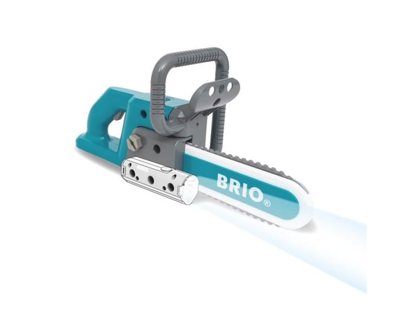 Brio Builder chainsaw, construction toy