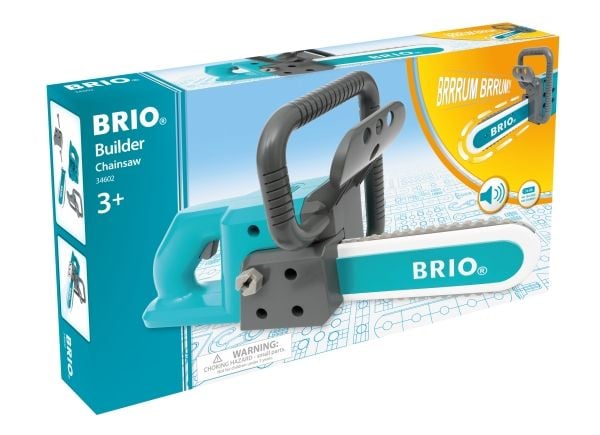 Brio Builder chainsaw, construction toy