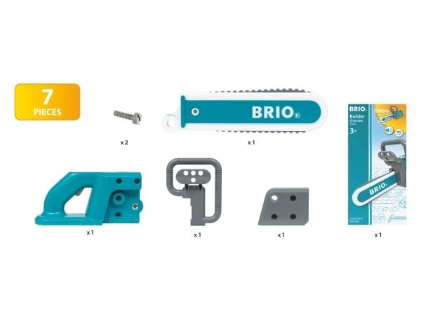 Brio Builder chainsaw, construction toy