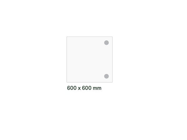 Skrivbord, tillbyggnad DNA antracit 600×600 mm I-ben svart