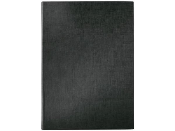 Sigel SM110, A4 (210x297 mm), Lær, Stoff/Tøy, Plast, Svart, Portrett, 8 ark, 2 lommer