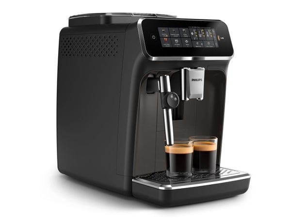 Philips 3300 series EP3324 - Automatisk kaffemaskin med capuccinatore - 15 bar - svart/pianolakk kasjmirgrå