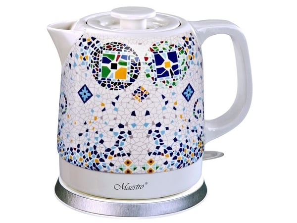 Feel Maestro MR068 blue, 1,5 l, 1200 W, Blå, Hvit, Keramisk, Overopphetingsbeskyttelse