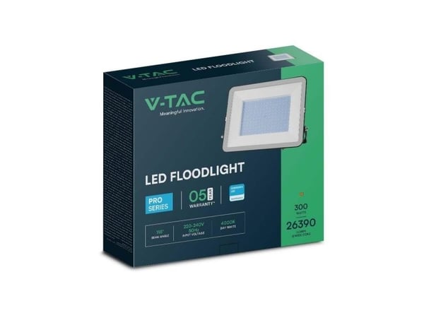 V-TAC VT-44300-B 10031 LED-valonheitin EEK: F (A - G) 300 W Neutraali valkoinen