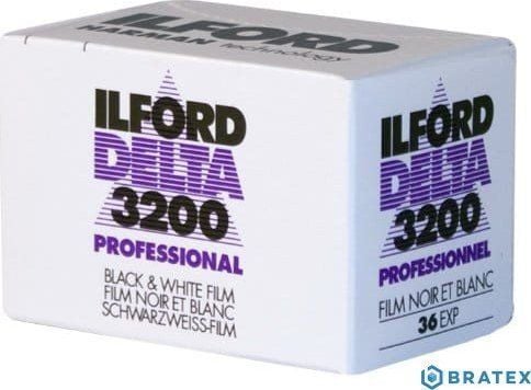 Ilford DELTA 3200 Professional - Film för svartvita foton - 135 (35 mm) - ISO 3200 - 36 exponeringar