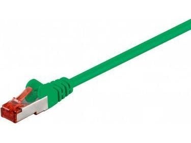 goobay - Nettverkskabel - RJ-45 (hann) til RJ-45 (hann) - 2 m - trådpar i metallfolie (PiMF) - CAT 6 - halogenfri, formstøpt - grønn