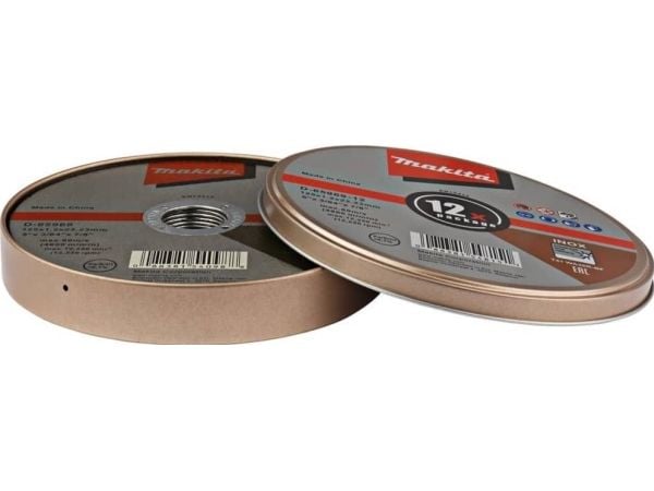 Makita - Skjæreplate - for rustfritt stål, inox steel - 12 deler - 125 mm