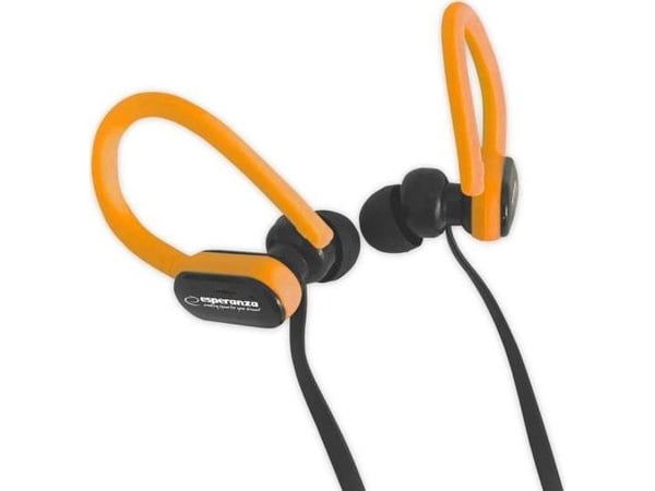 ESPERANZA EARPHONES WITH MICROPHONE EH197KO BLACK/ORANGE