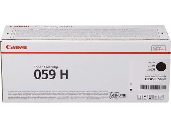 Canon 059 H - Høykapasitets - svart - original - tonerpatron - for i-SENSYS LBP852Cx; Satera LBP851C, LBP852Ci