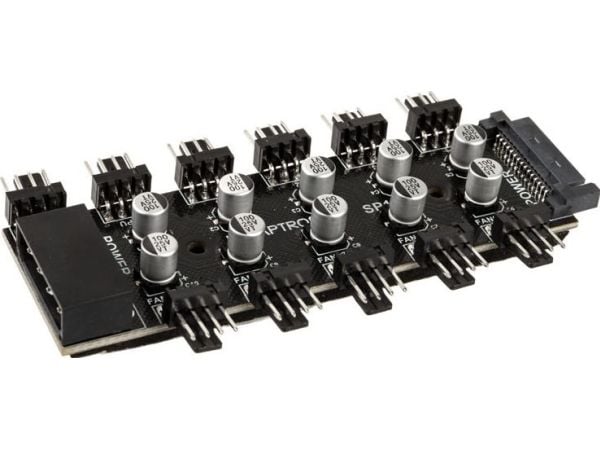 Lamptron SP105 10x PWM-tuulettimen keskitin