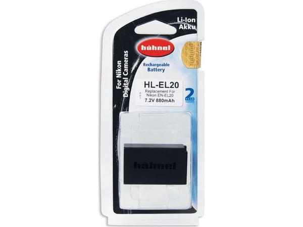 Hähnel HL-EL20 - Batteri - Li-Ion - 880 mAh - for Nikon 1 AW1, J1, J2, J3, S1; Coolpix A