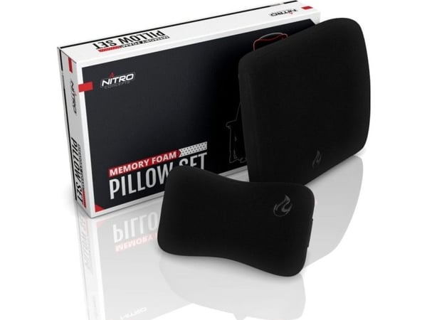 Nitro Concepts memory foam-putesett svart/svart