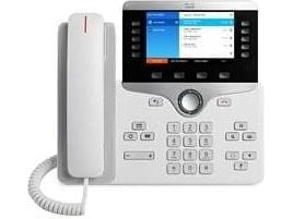 Cisco IP Phone 8841 - VoIP-telefon - SIP, RTCP, RTP, SRTP, SDP - 5 linjer - hvit