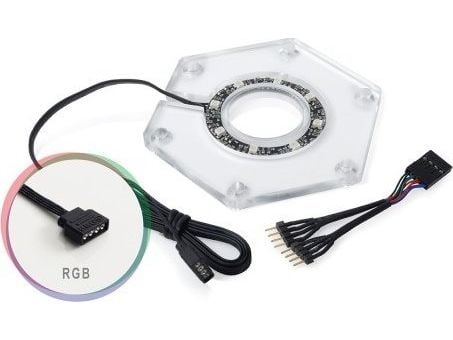 Bitspower Hexagon, Montering Sett, Akryl, Gjennomsiktig, RoHS, 91,4 mm, 80 mm