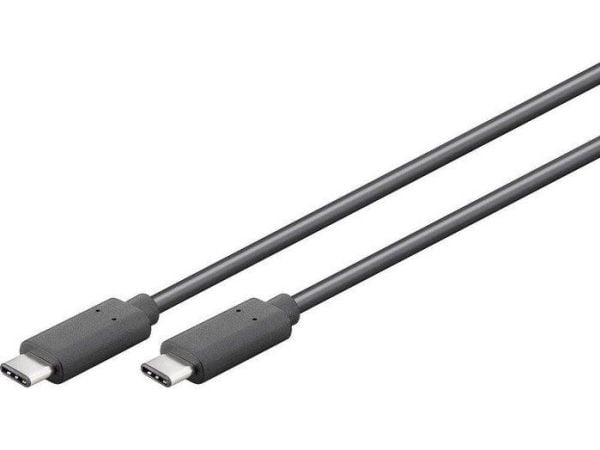 goobay - USB-kaapeli - USB-C (han) til USB-C (han) - USB 3.1 - 1 m - lajitelma - lajittelu